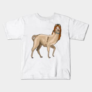 Llama Del Rey Kids T-Shirt